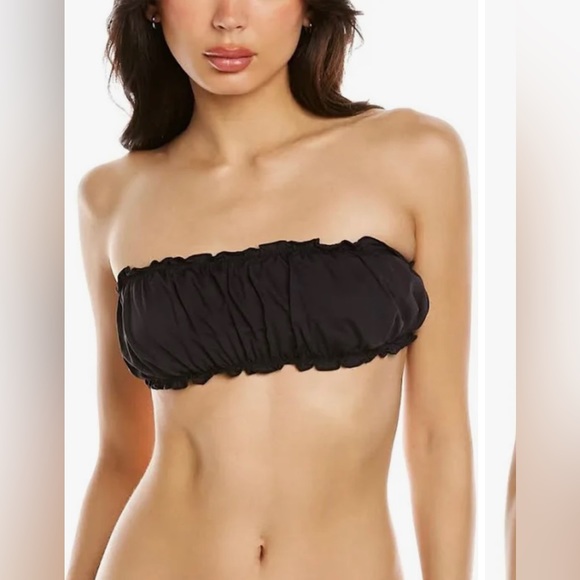 WEWOREWHAT Scrunchie Bandeau Bikini Top - Picture 2 of 6